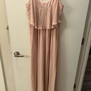 Show Me Your MuMu Soft Pink Maxi Dress